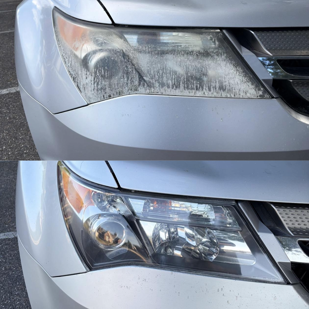 Acura MDX — before above, after below.