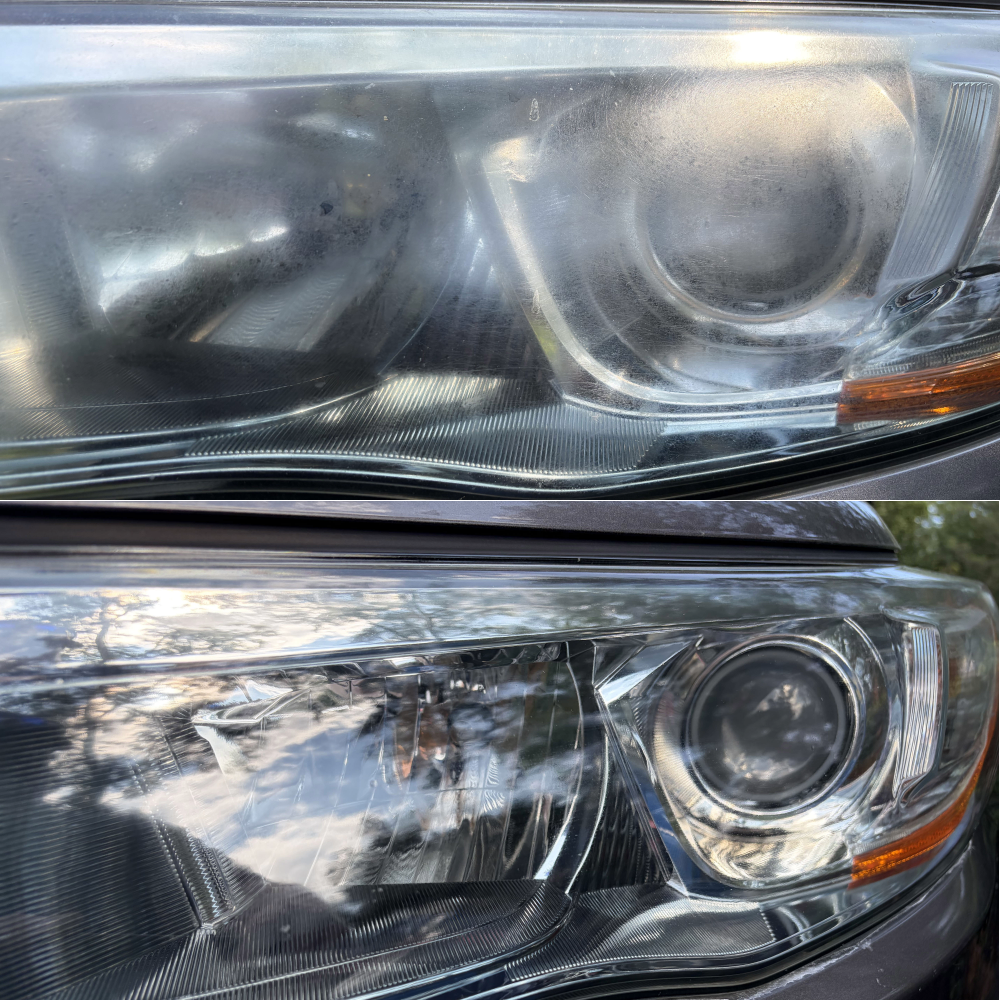 Toyota Highlander — before above, after below.