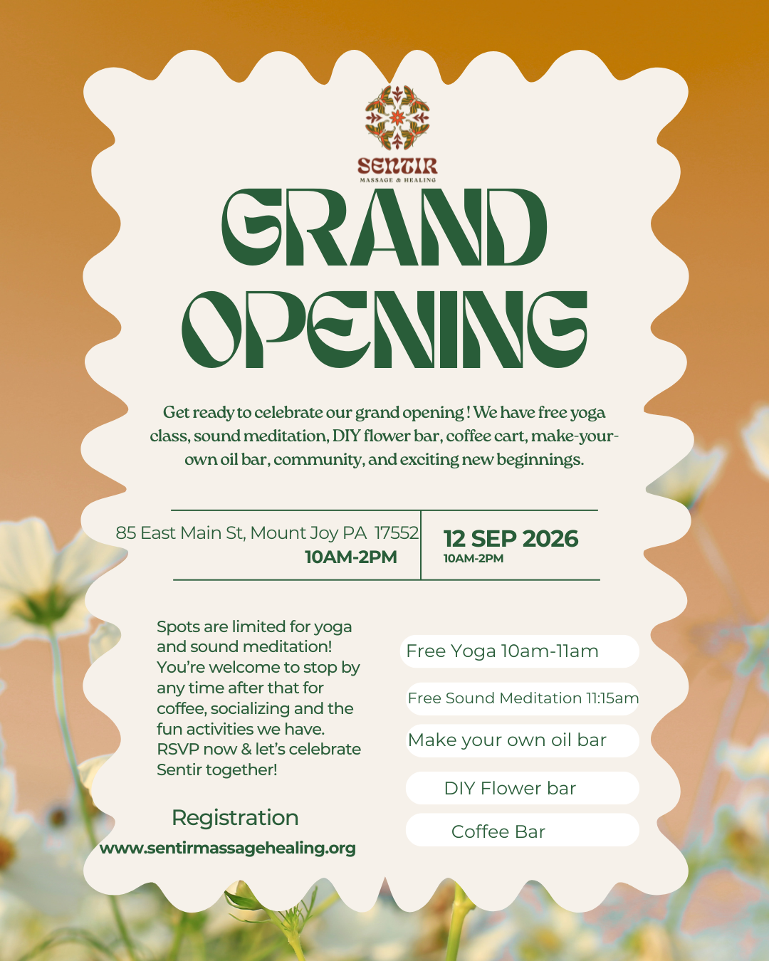 Grand opening Yoga & Sound
