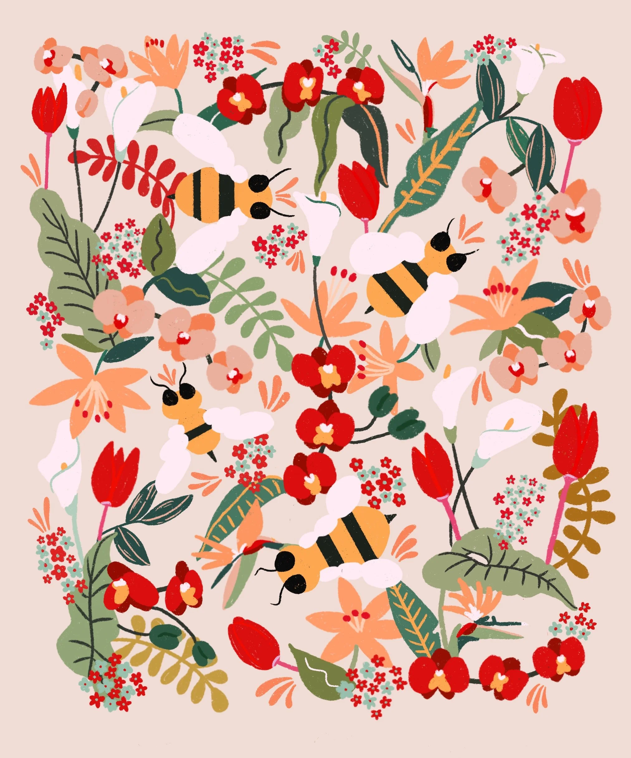 Bees and Seasons Greetings