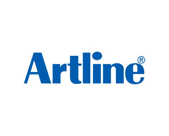 Logo of Artline in blue text with a registered trademark symbol.