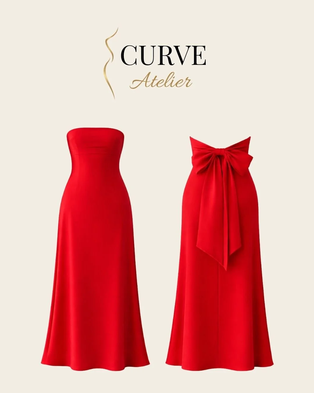Red Dress with Bow