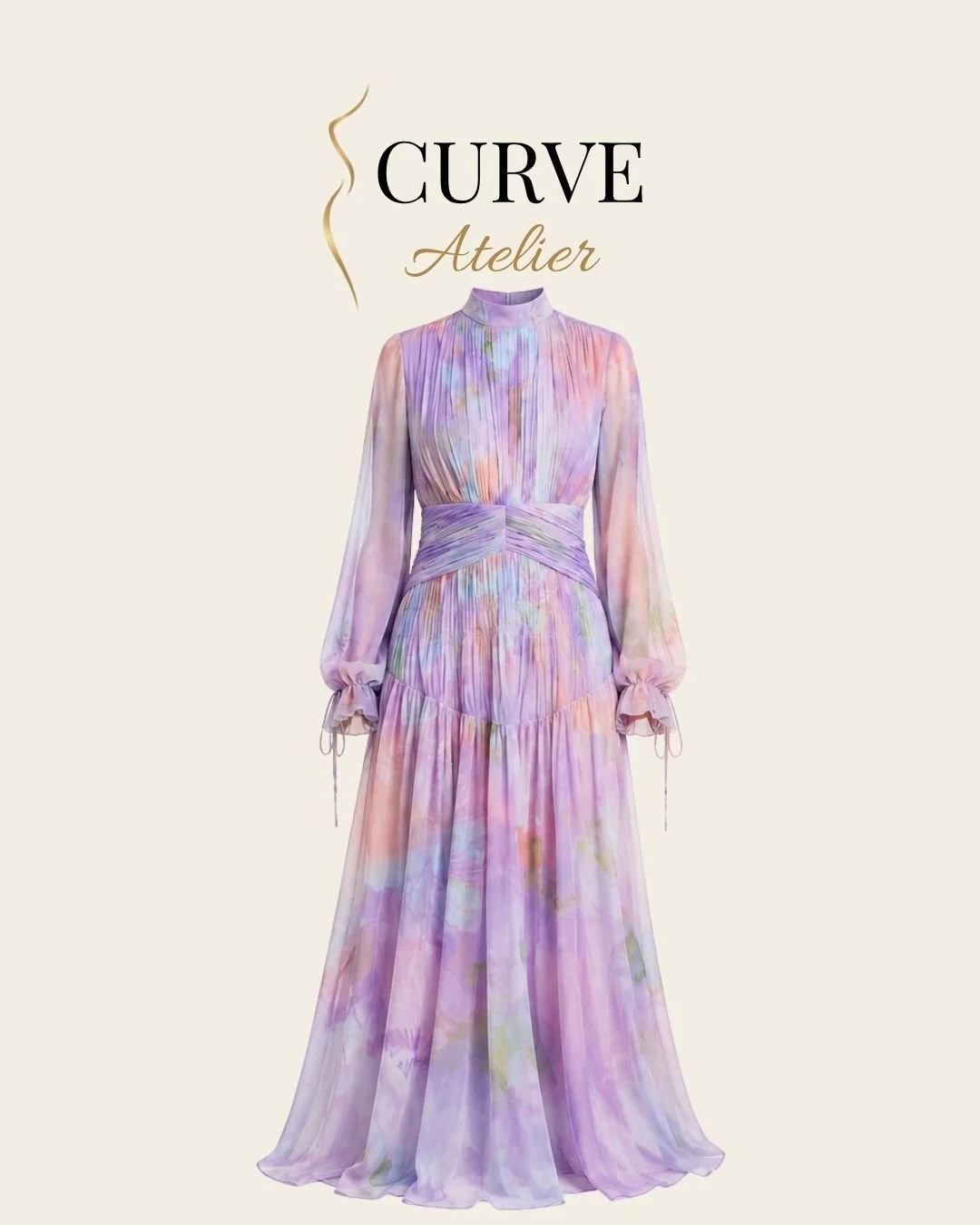 Purple Flowy Maxi Dress