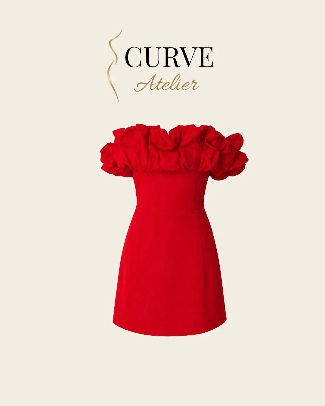 Red Ruffle Mini