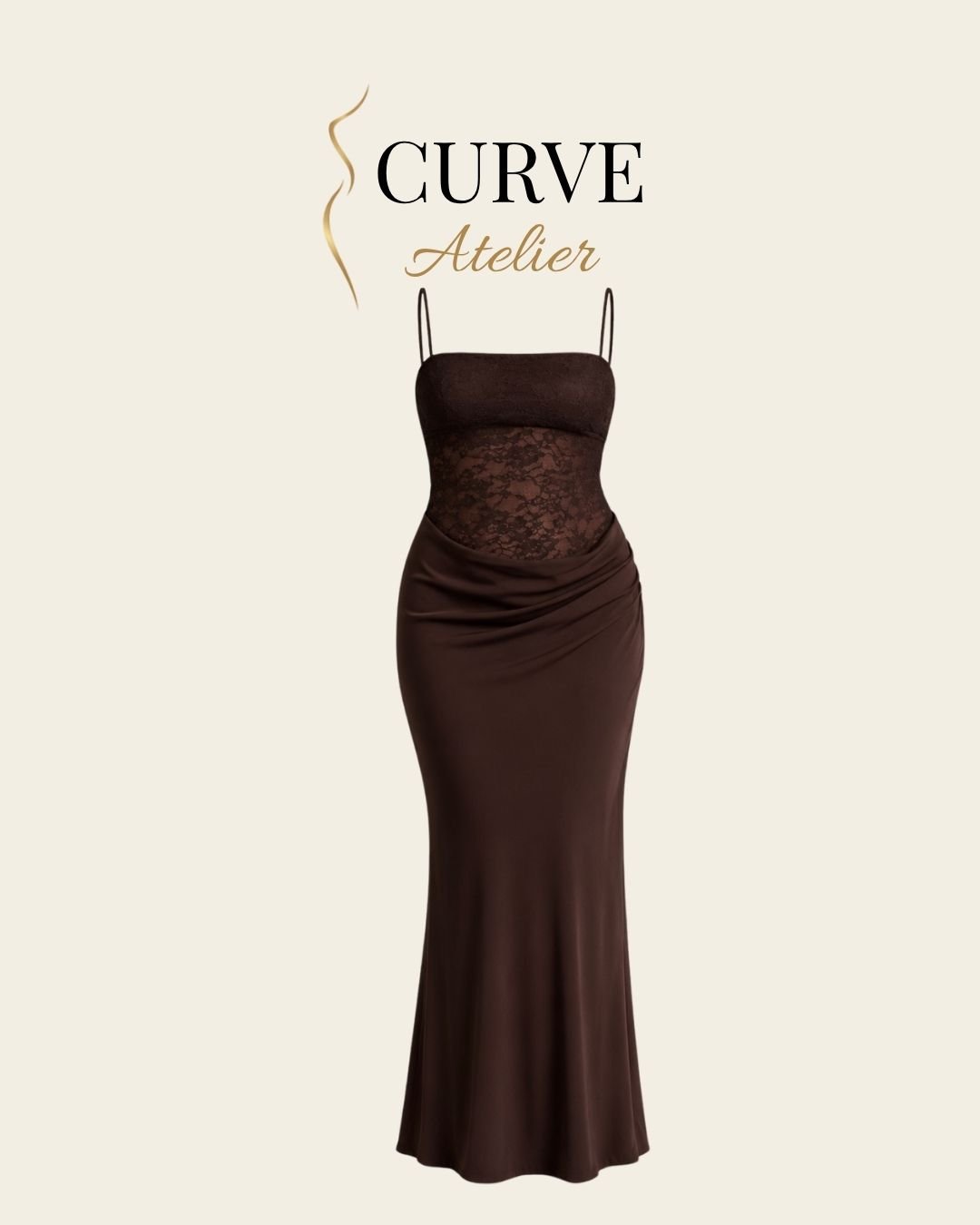 Brown Laced Bodice