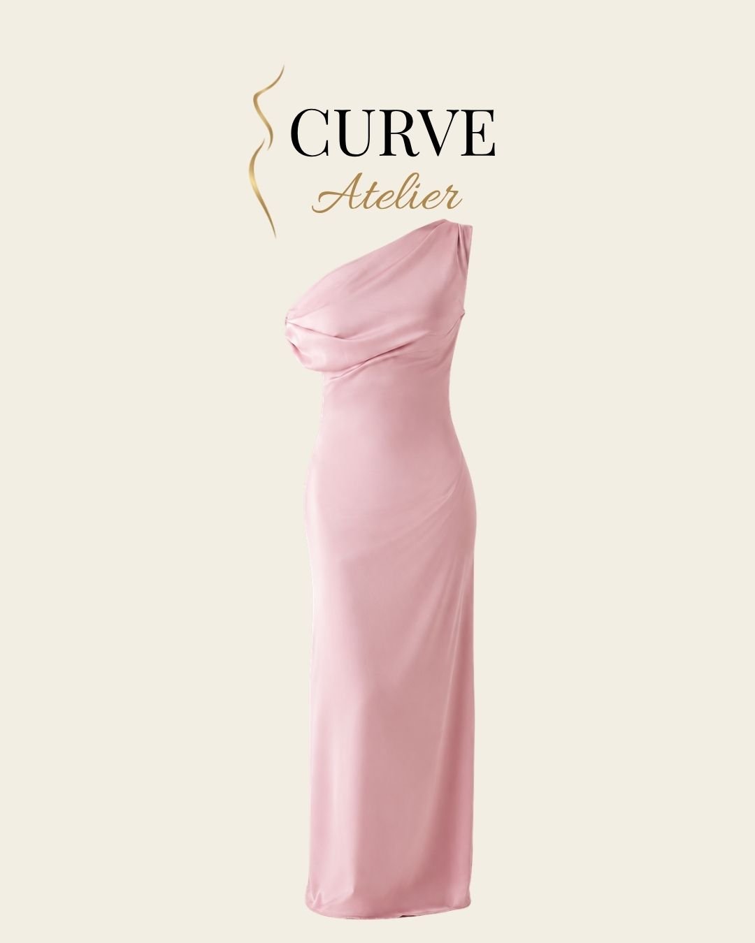 One Shoulder Blush Dress