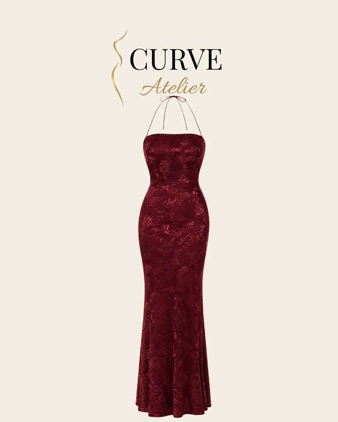 Velvet Floral Maxi
