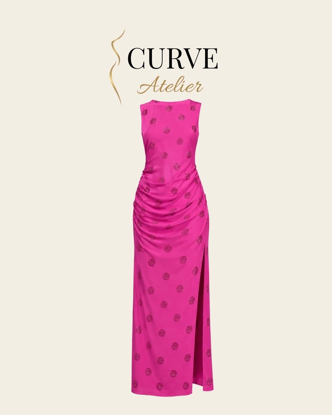 Pink Polka Dot Dress