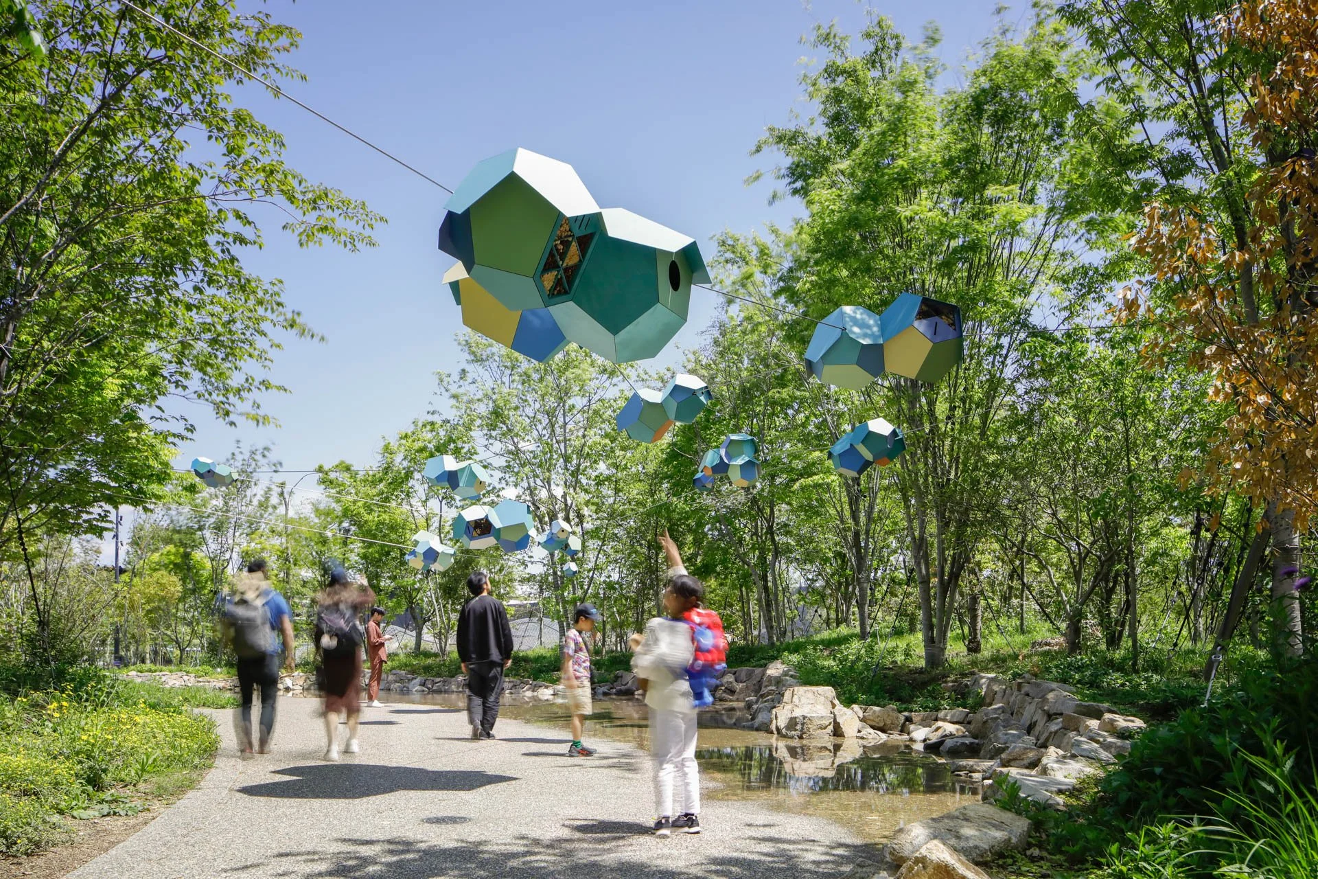 Conviviality - Studio Tomas Saraceno - Temporary installation - Osaka, Japan - 2025