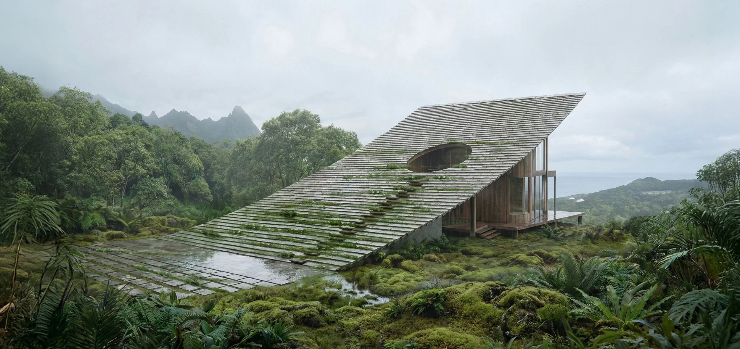A folded landscape