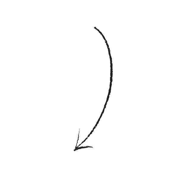 Diagram showing a curved arrow pointing downward to a number two
