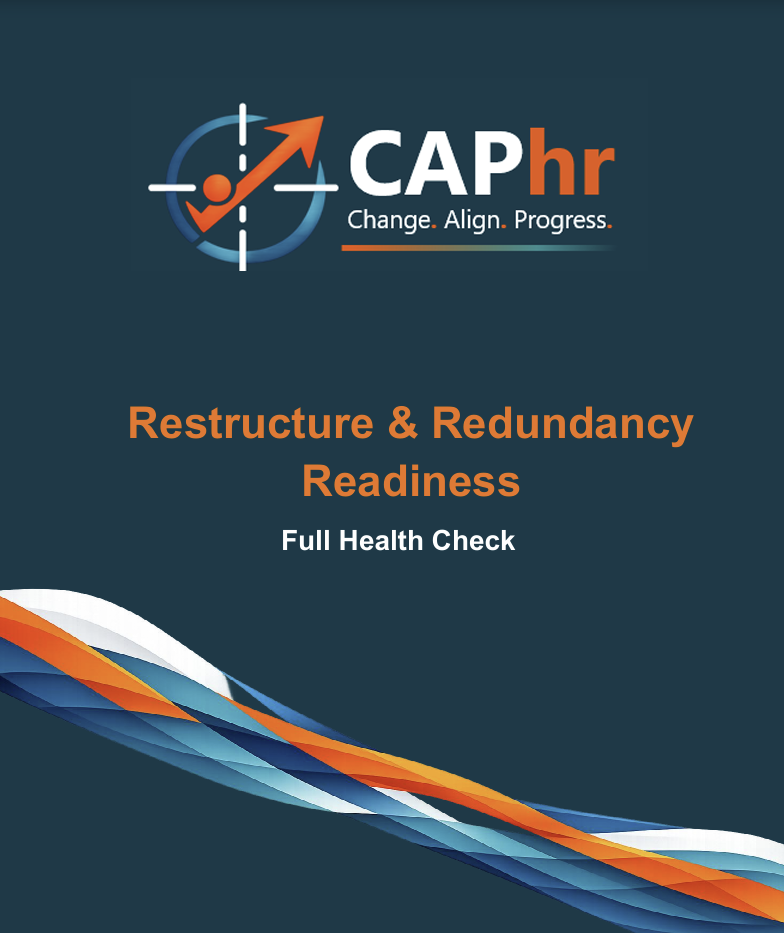 Restructure & Redundancy Health Check