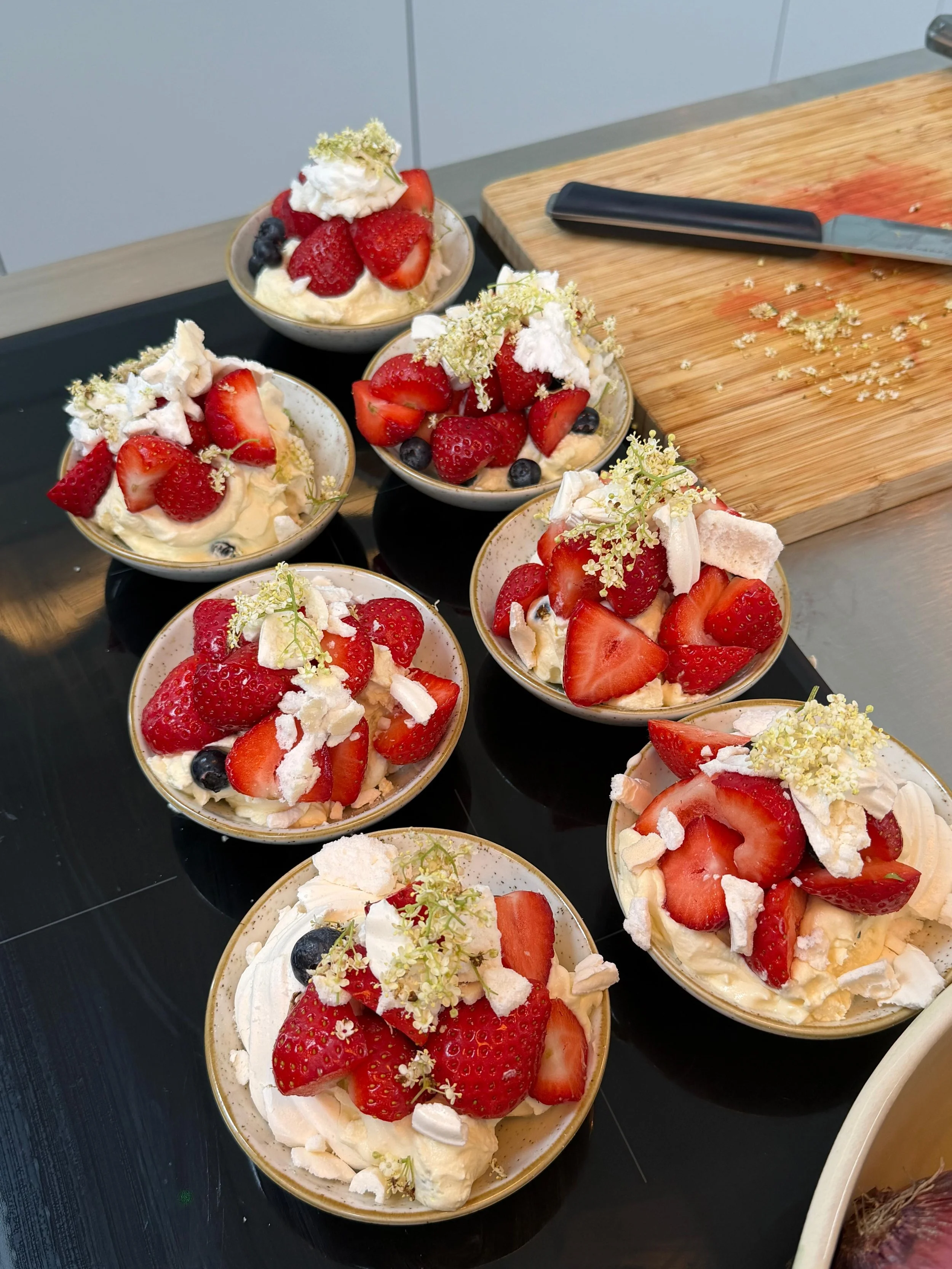 local straberry dessert.