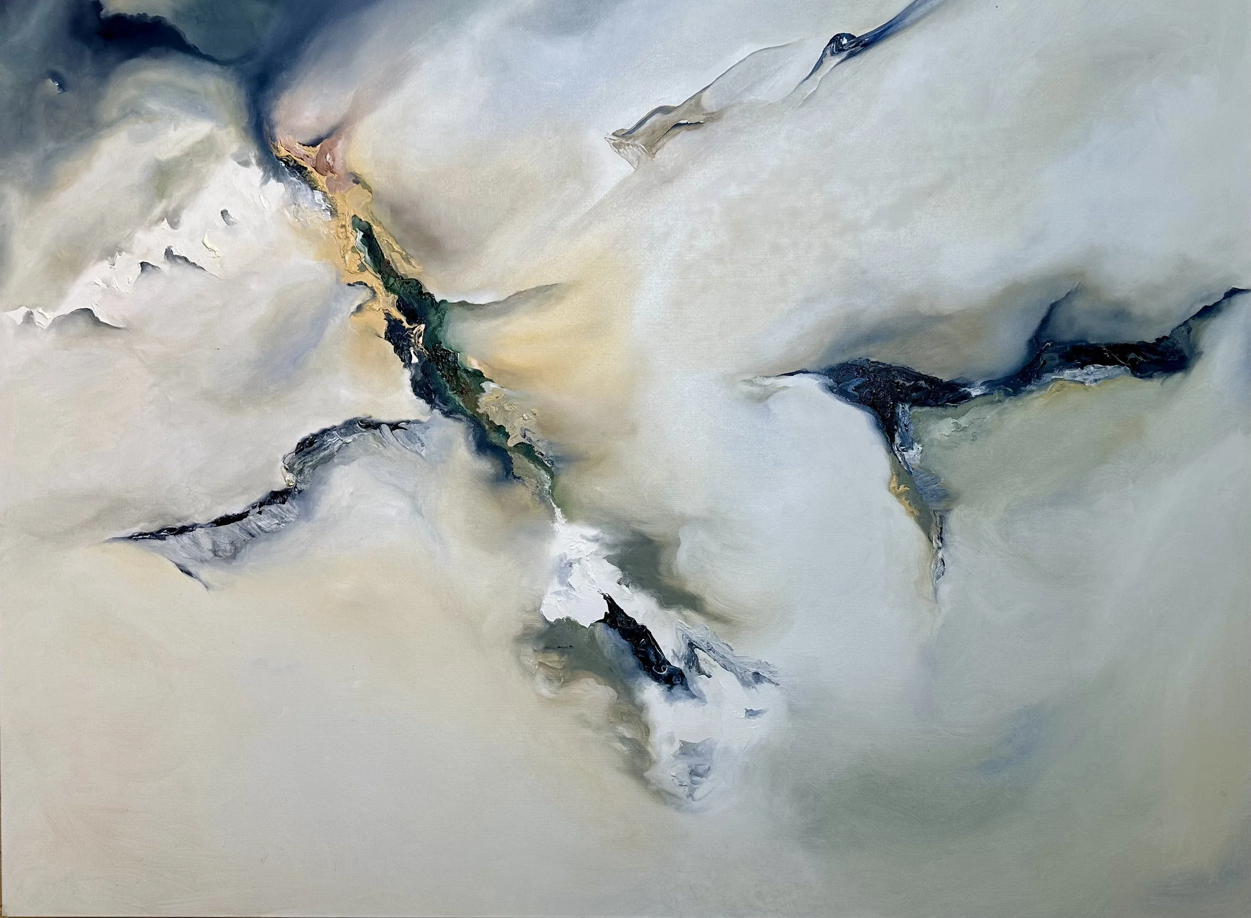 The Softening_Oil on Canvas_120 x 90 cm