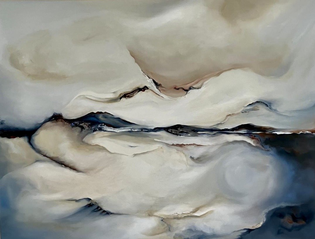 Her Whisper_Oil on canvas_120 x 90 cm