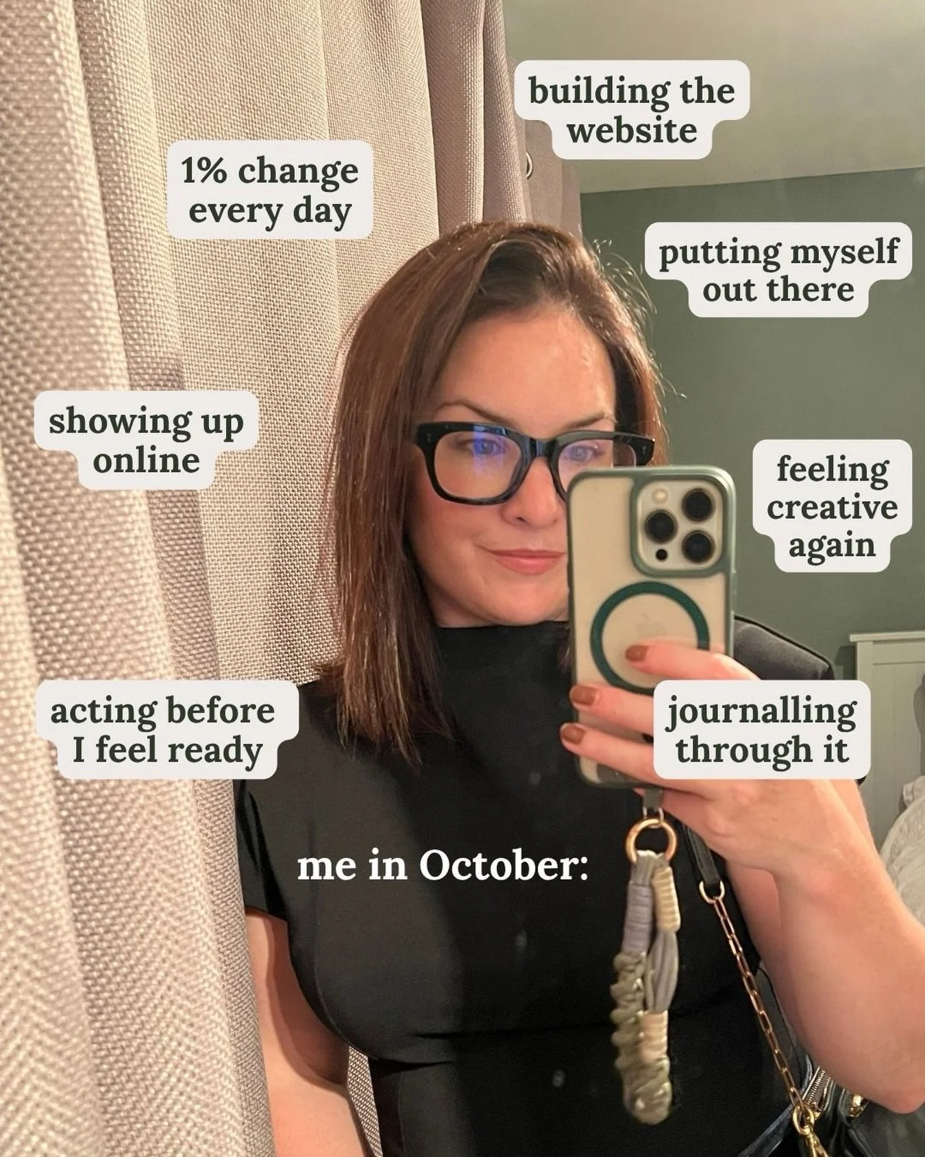 Last Saturday I got dressed up for a friend&rsquo;s birthday.

As I caught my reflection in the mirror, I was reminded of a vivid hypnotherapy visualisation I had a year or so ago, when I was deep in the trenches of trying not to burn out in my old c