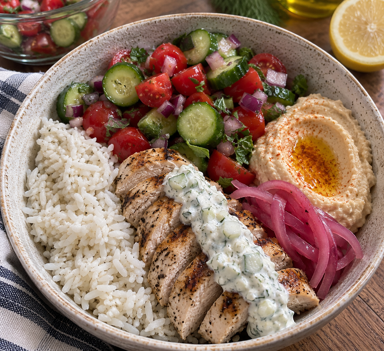 Mediterranean Chicken Bowls — The Easy Dinner We Make on Repeat
