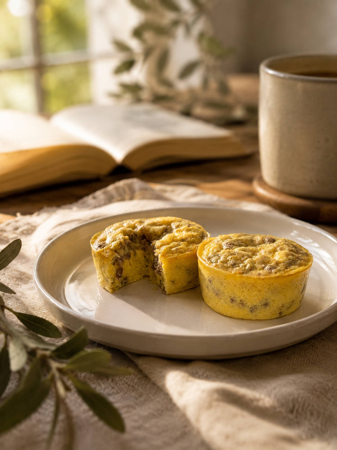cottage cheese egg bites with Sausage