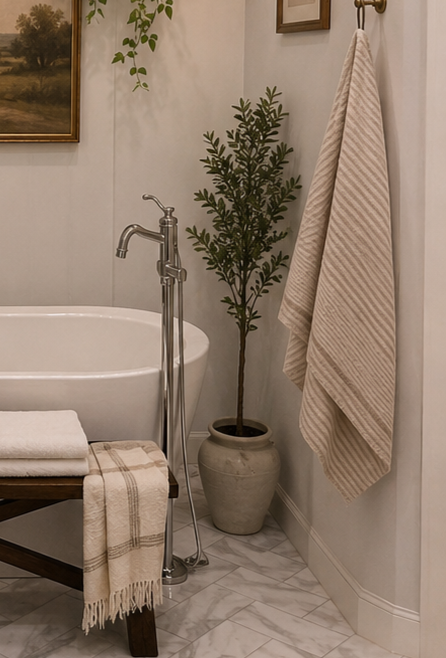 Real olive tree is a great addition to any room to bring the Euroopean feel.