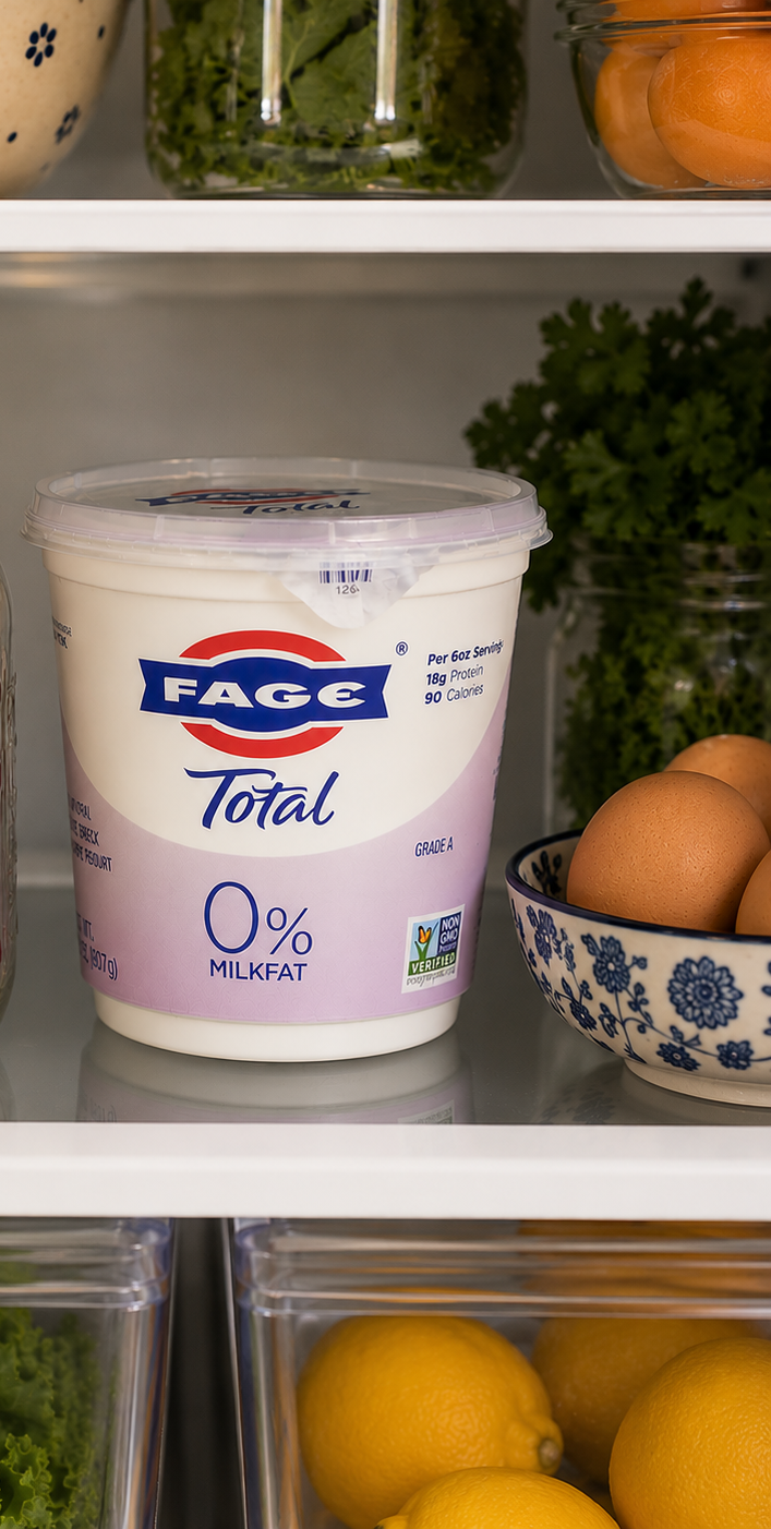 Fage Greek Yogurt great for clean protein.