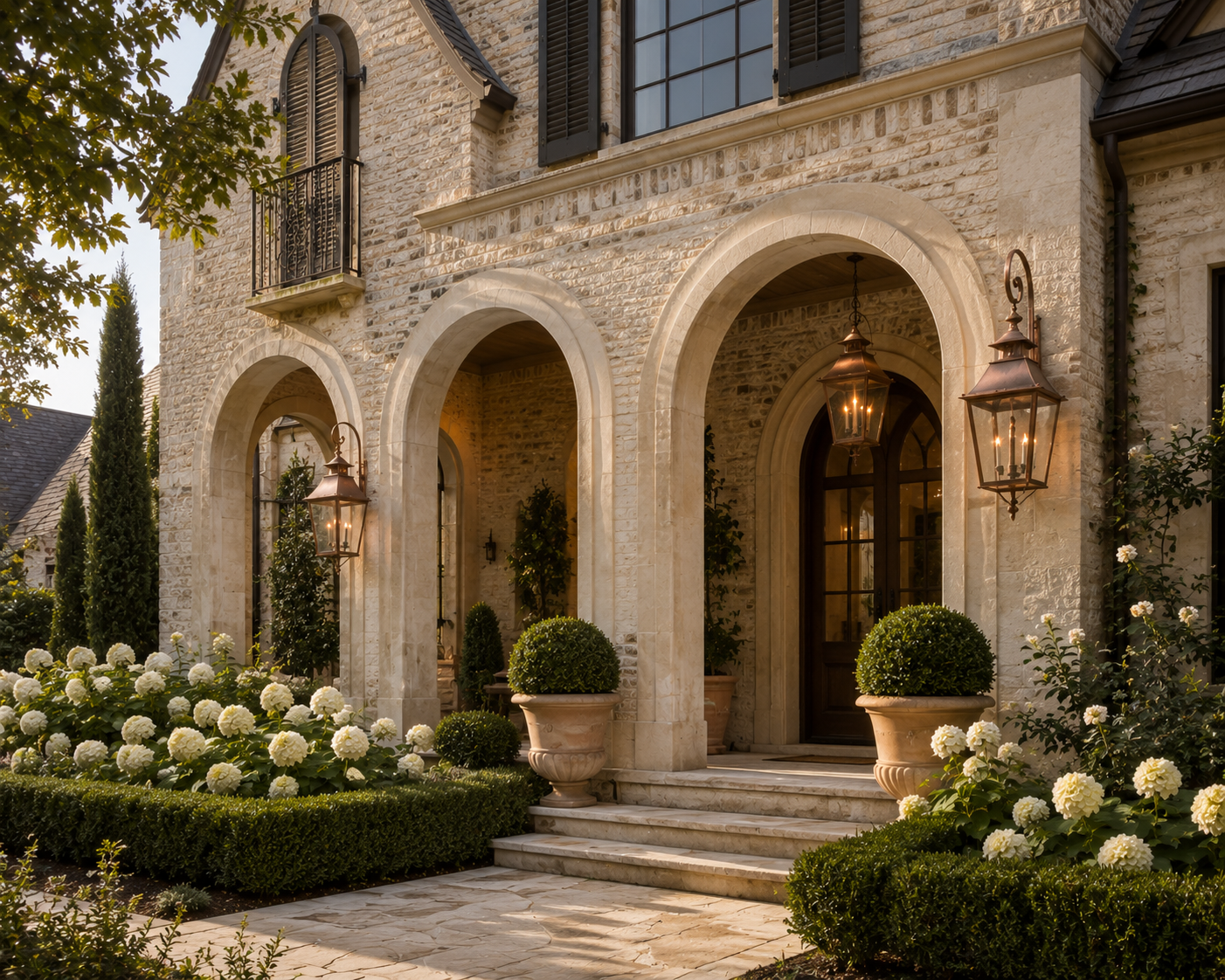 European Home Arches Entryway