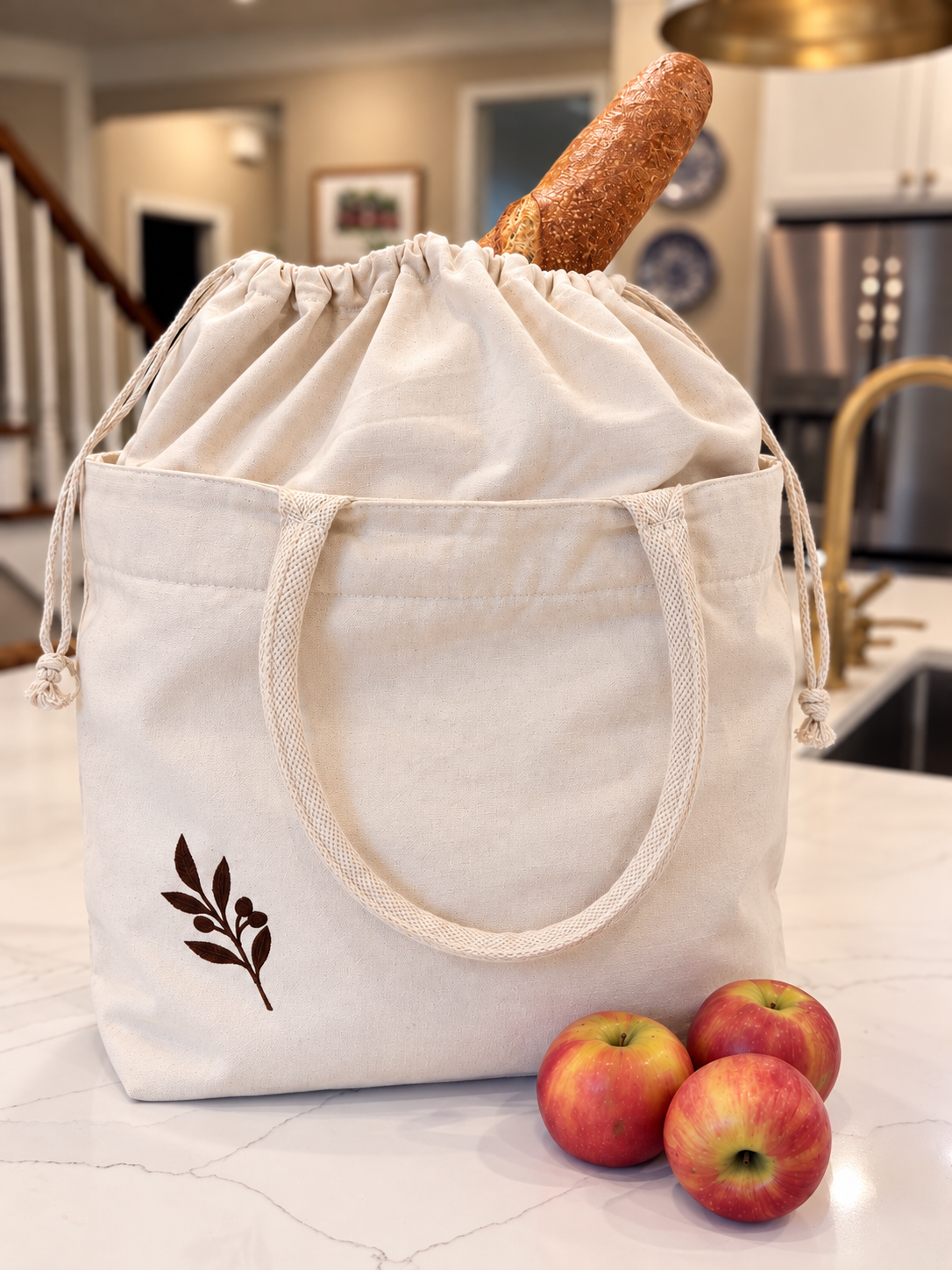 Cream Canvas Tote with Baguette and Apples.png