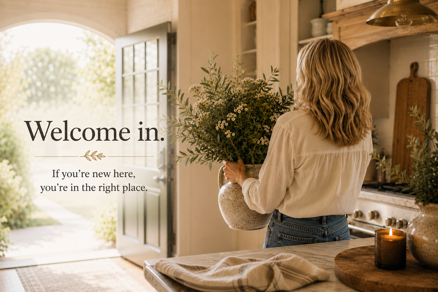 Welcome in. If you're new here, you're in the right place.