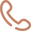 Icône de téléphone ancien, symbole d'appel ou de contact téléphonique.