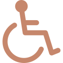 Symbole de fauteuil roulant