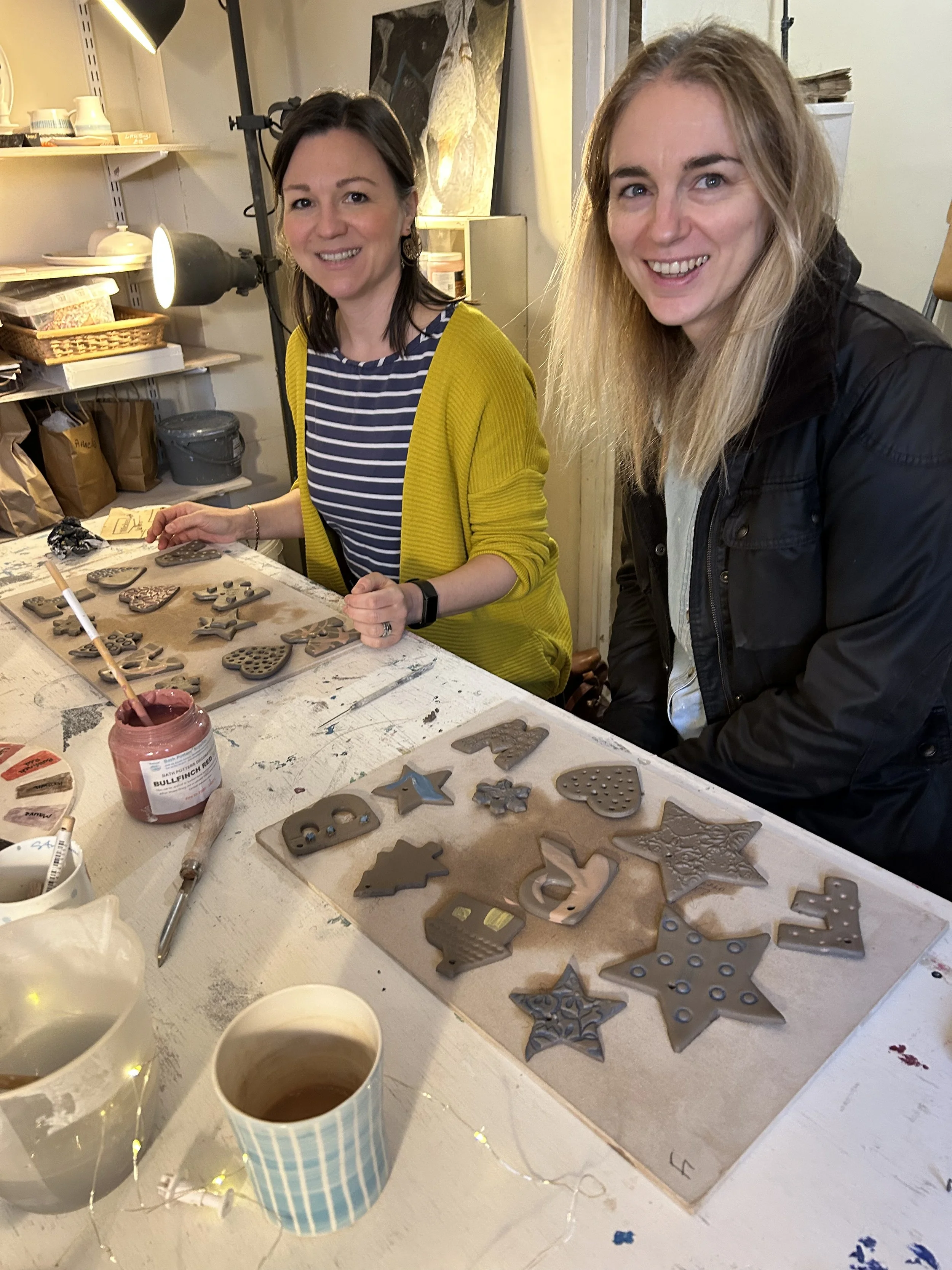 Pottery Christmas Decoration Workshop Saturday 14th November 2.30-4.30pm