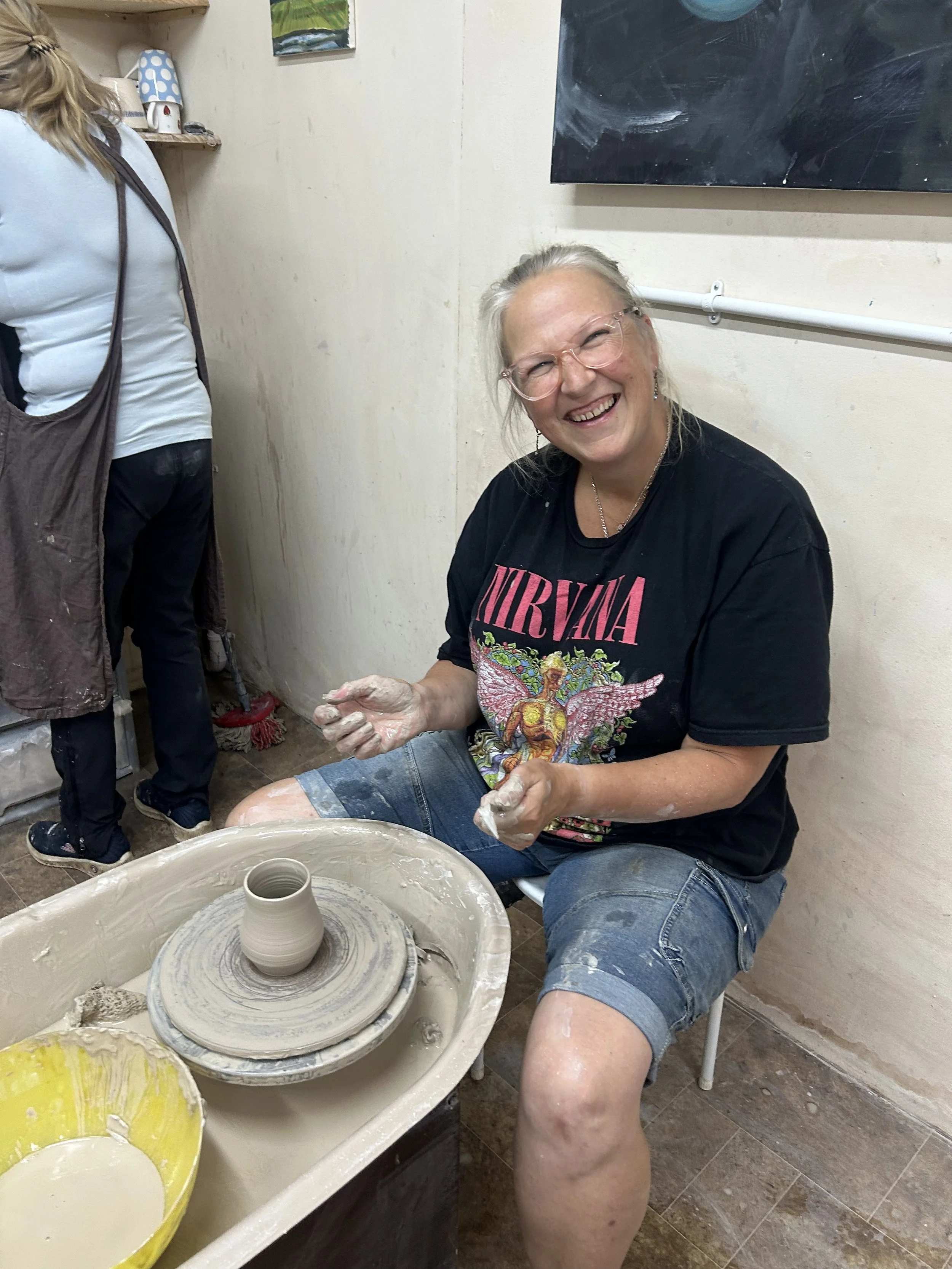 Pottery Throwing Class - Monday 7-9.15 pm 2nd November for six weeks