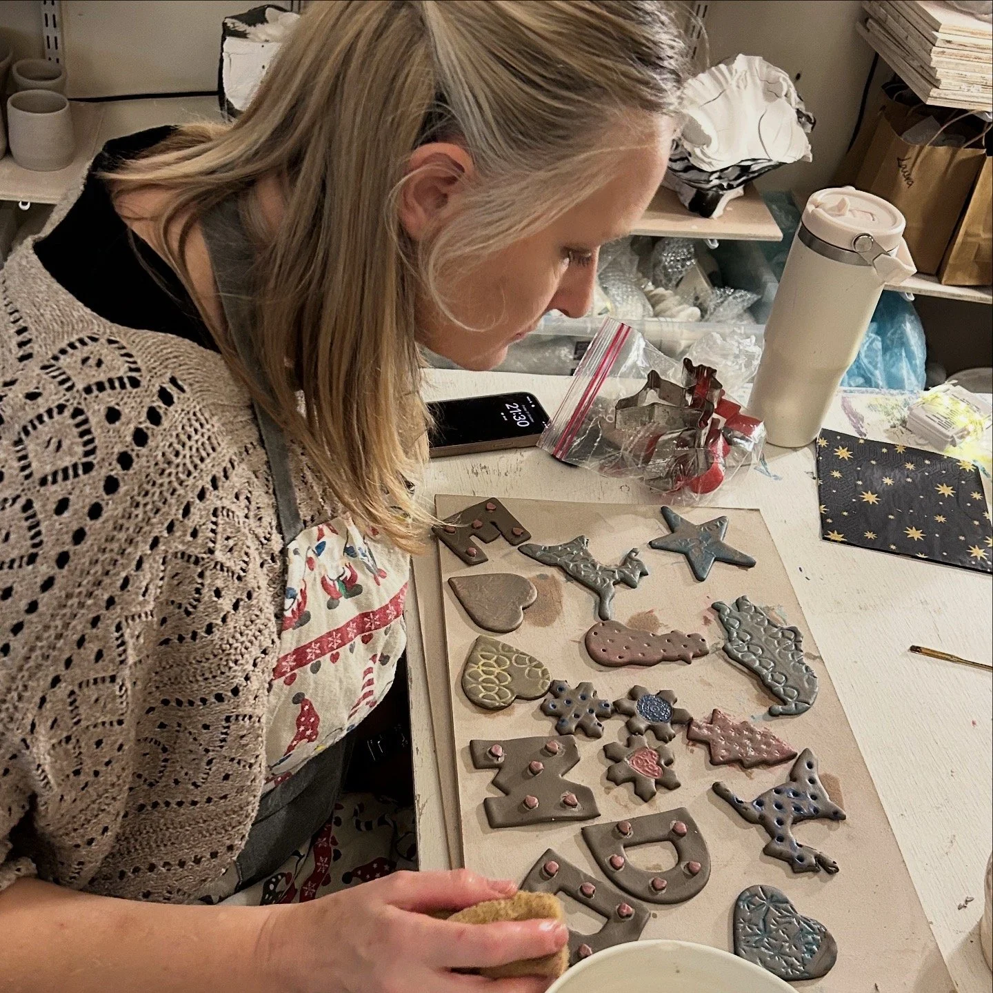Pottery Christmas Decoration Workshop Friday Evening 4th December