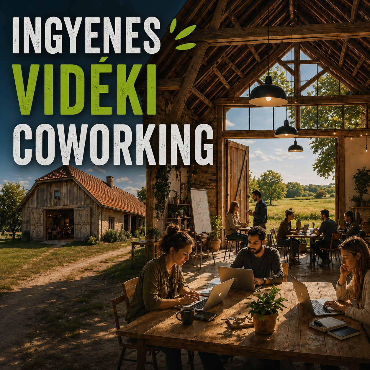 Ingyenes vidéki coworking