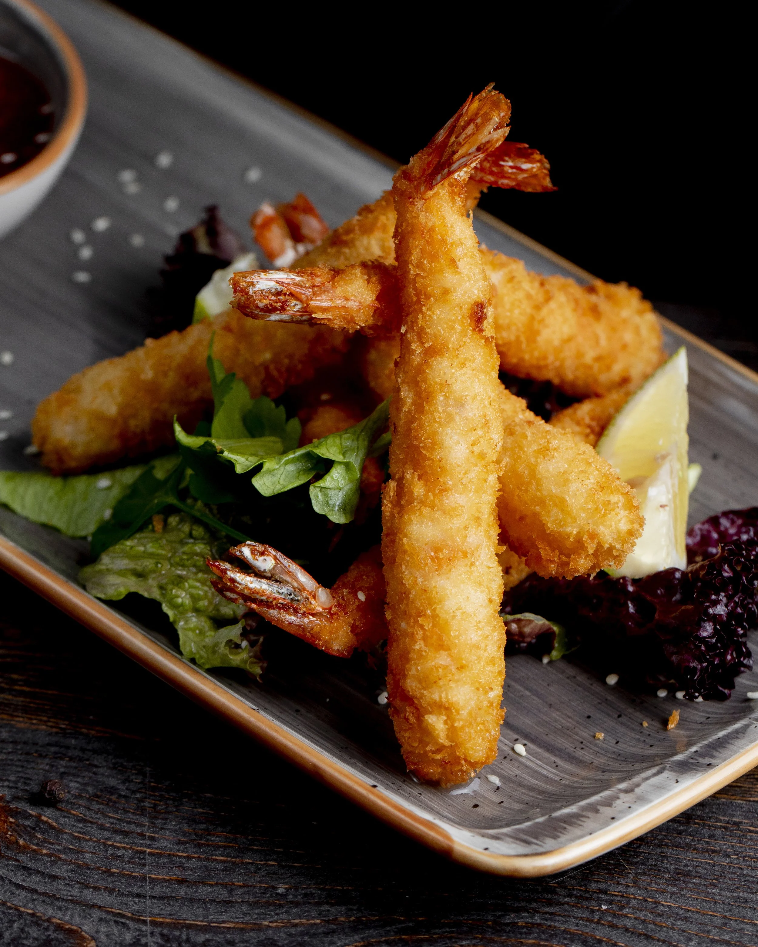08. Ebi Tempura (3 Stück.)