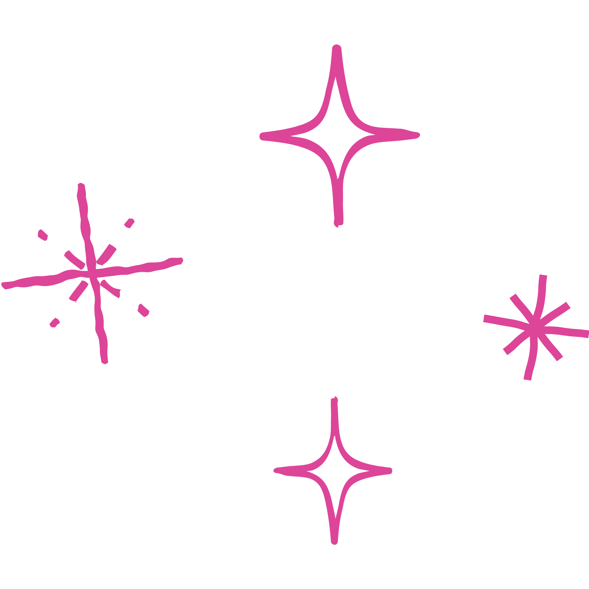 Decorative Pink sparkles