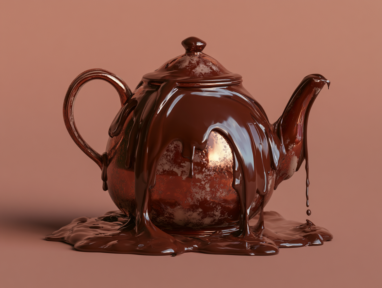 Chocolate teapot