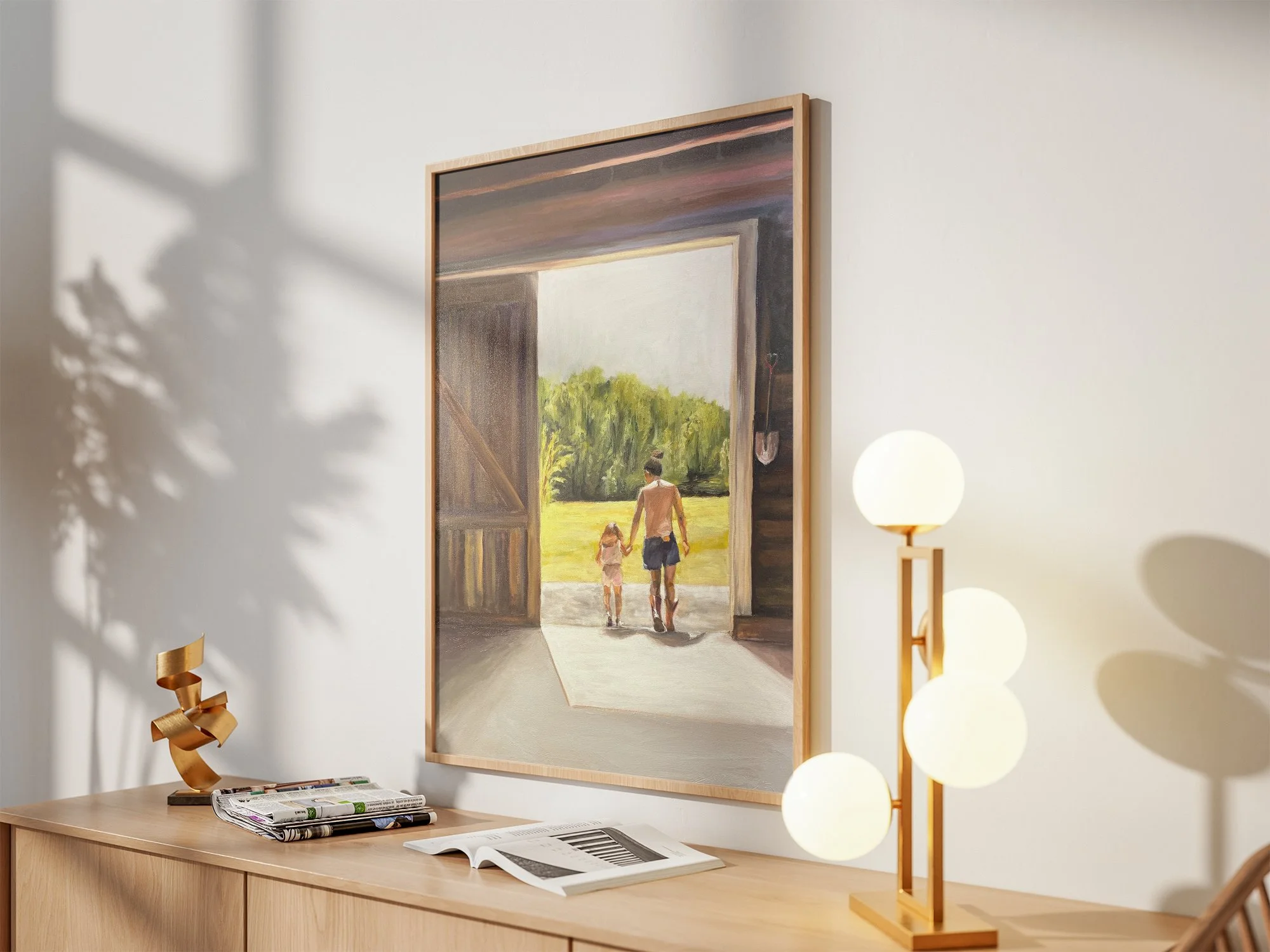 Kris-Shaffer_Oil-Paintings_Landscape_Cousins-Once-Removed-Walking-Hand-in-Hand-Into-The-Light_Mockup-2000px.jpg