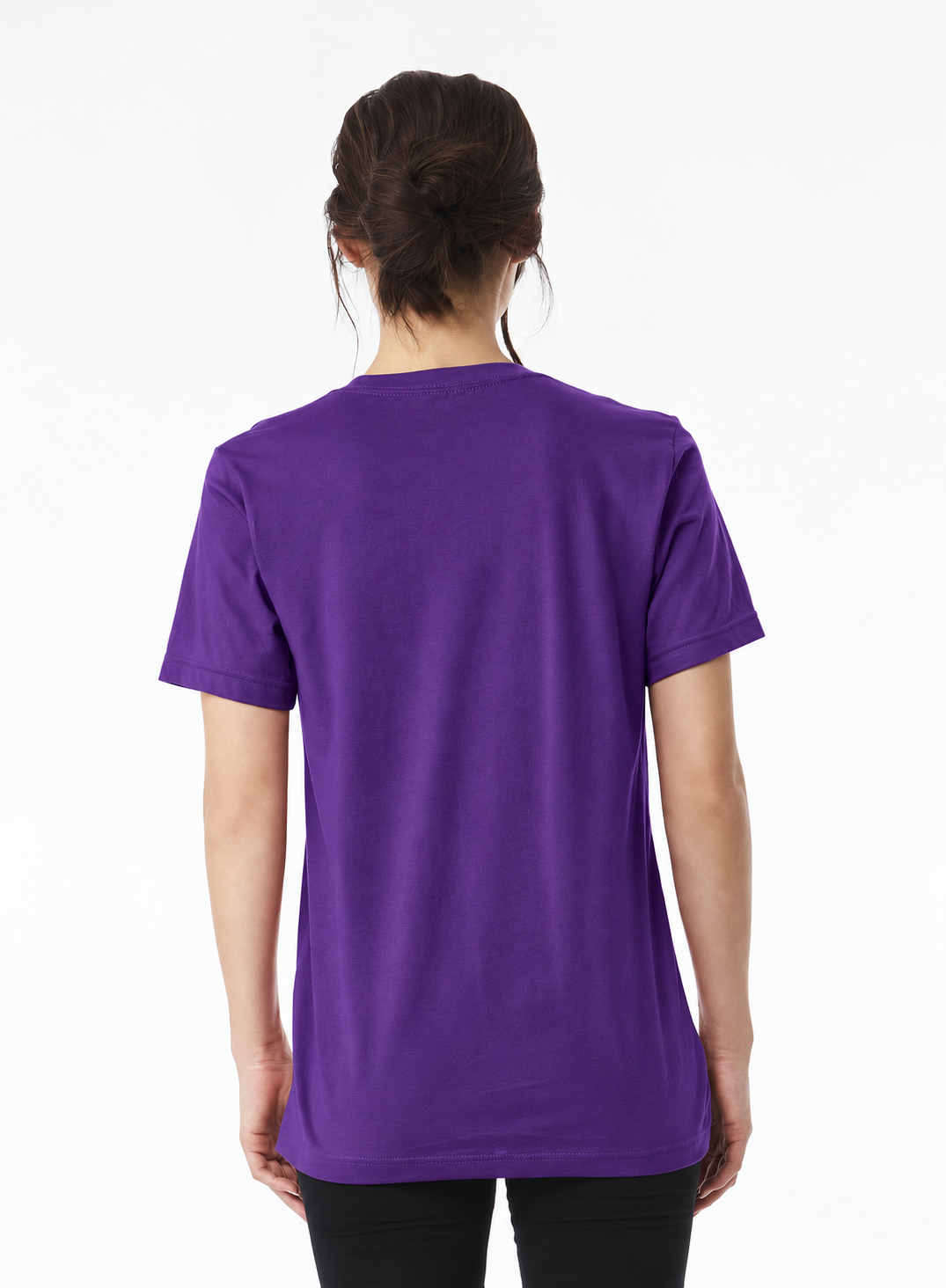 Purple T-Shirt Back View Mockup.png