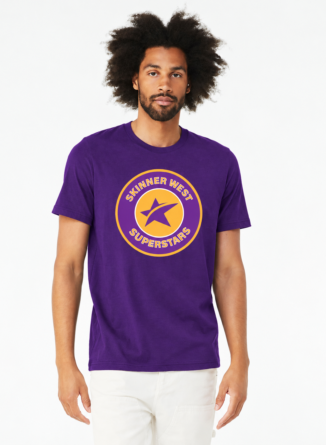 Purple Superstars Logo T-Shirt Portrait.png