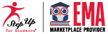 Logo with text 'Step Up For Students' and 'FMA Marketplace Provider'