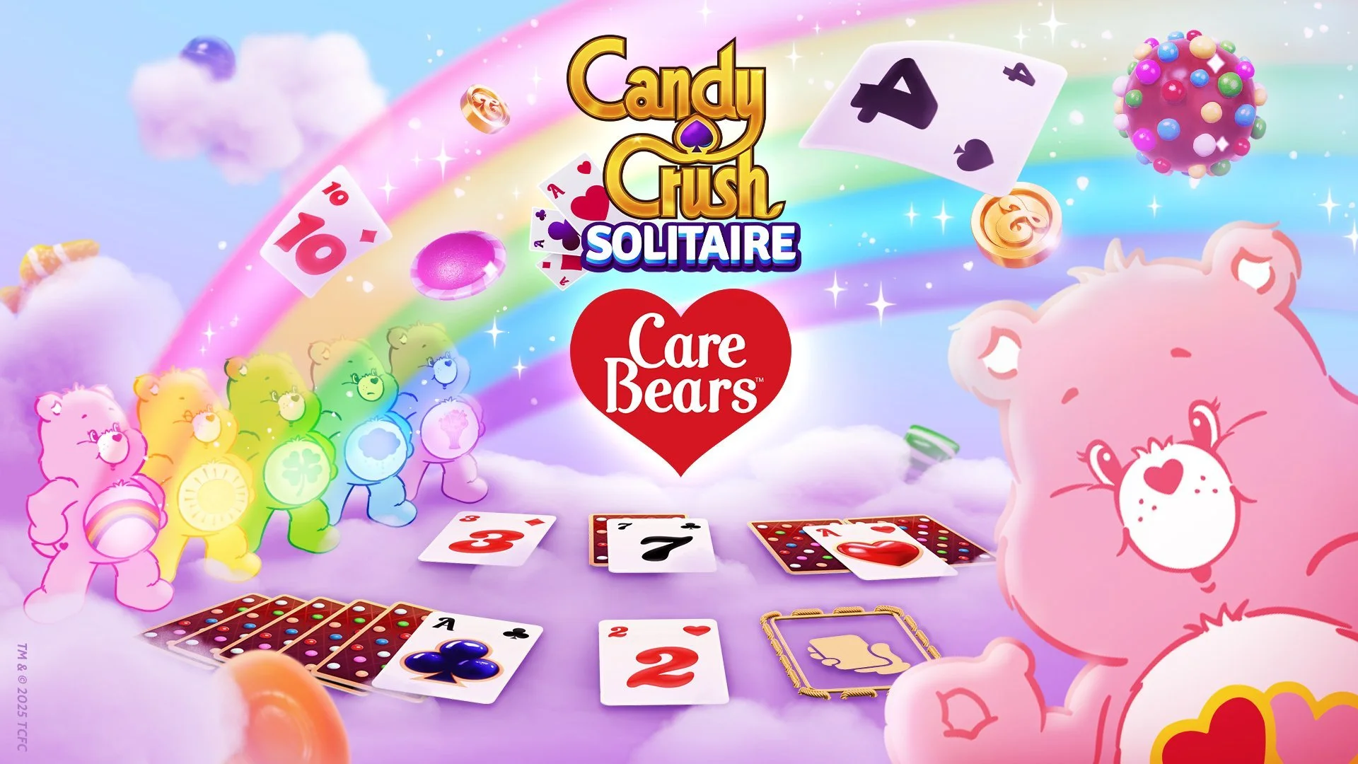 Candy Crush Solitaire and Care Bears deal in love for a season of sweet kindness