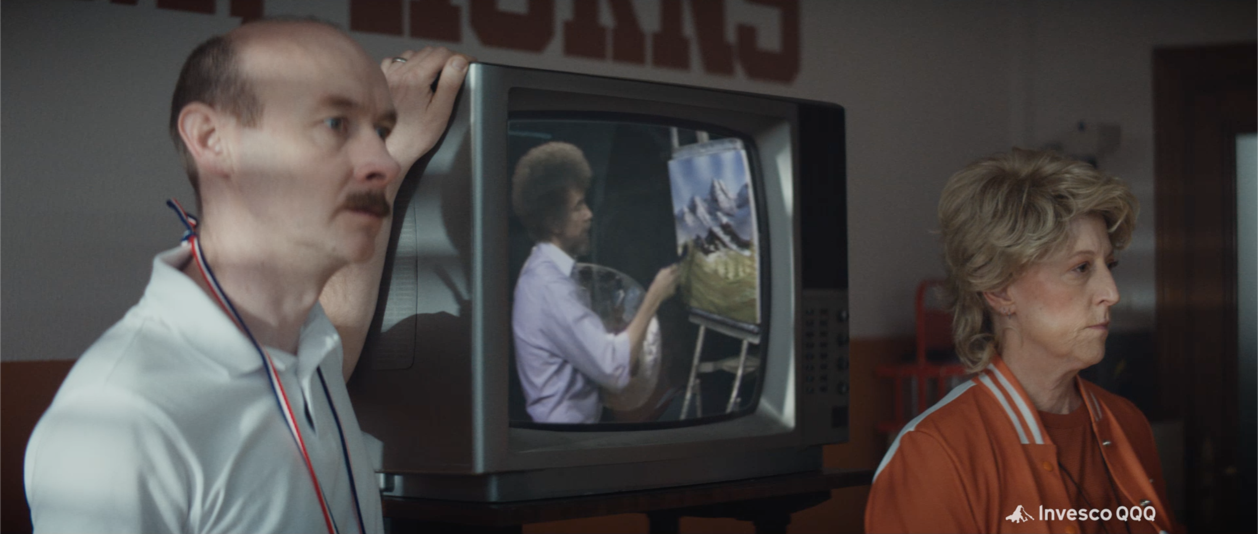 INVESCO LICENSE CLIP FROM ‘THE JOY OF PAINTING’ FOR THEIR ‘GAME TAPE’ TV AND SOCIAL CAMPAIGN
