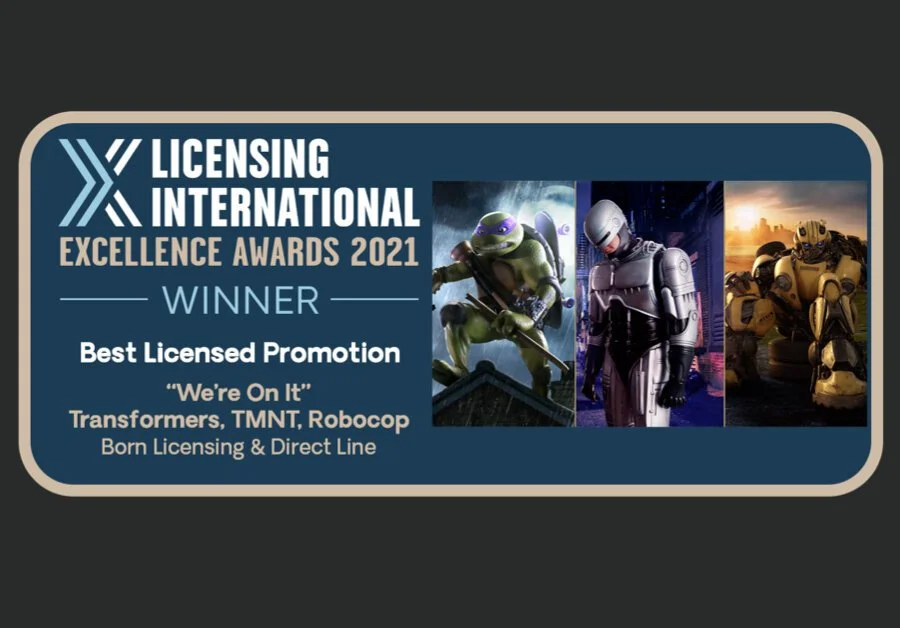 BORN LICENSING WINS AT THE 2021 LICENSING INTERNATIONAL EXCELLENCE AWARDS