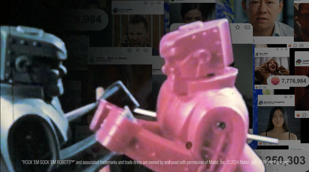 Johnsonville Foods licensed fighting scene from Rock'Em Sock'Em Robots in their ad campaign. READ MORE  