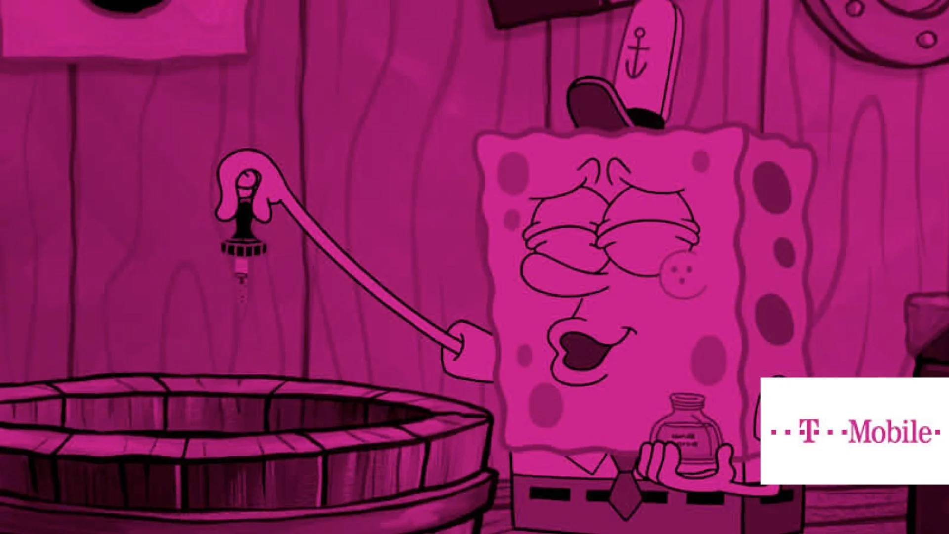 SPONGEBOB SQUAREPANTS AND WALLACE & GROMIT FOR T-MOBILE ADVERTISING