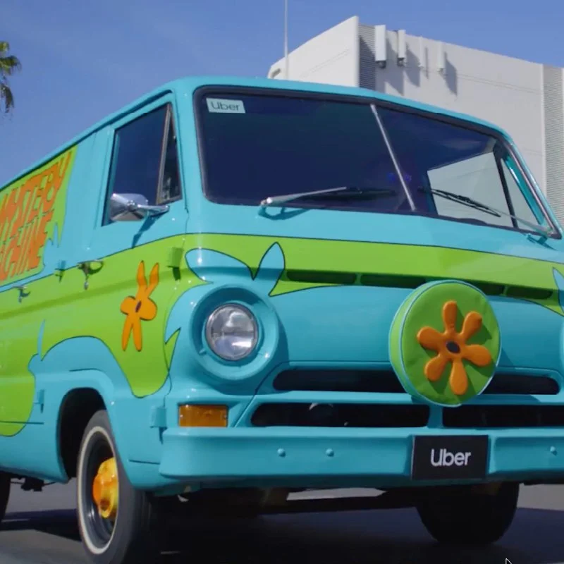 UBER FAMOUS FAMOUS RIDES FOR HALLOWEEN CAMPAIGN