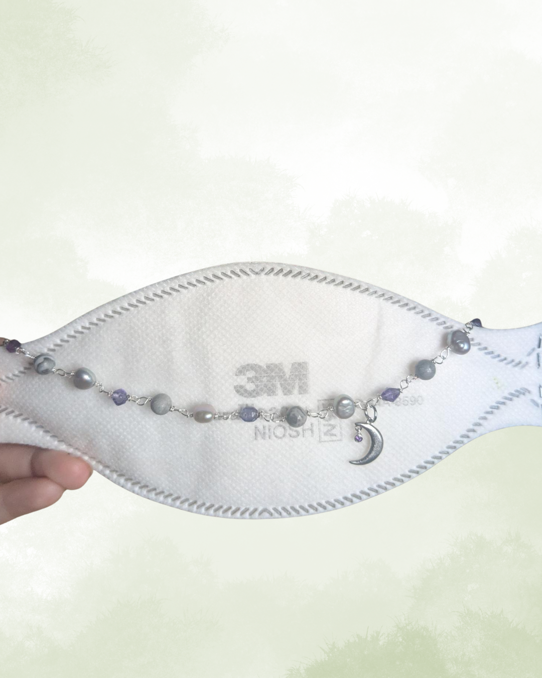 Purple Moon Mask Chain