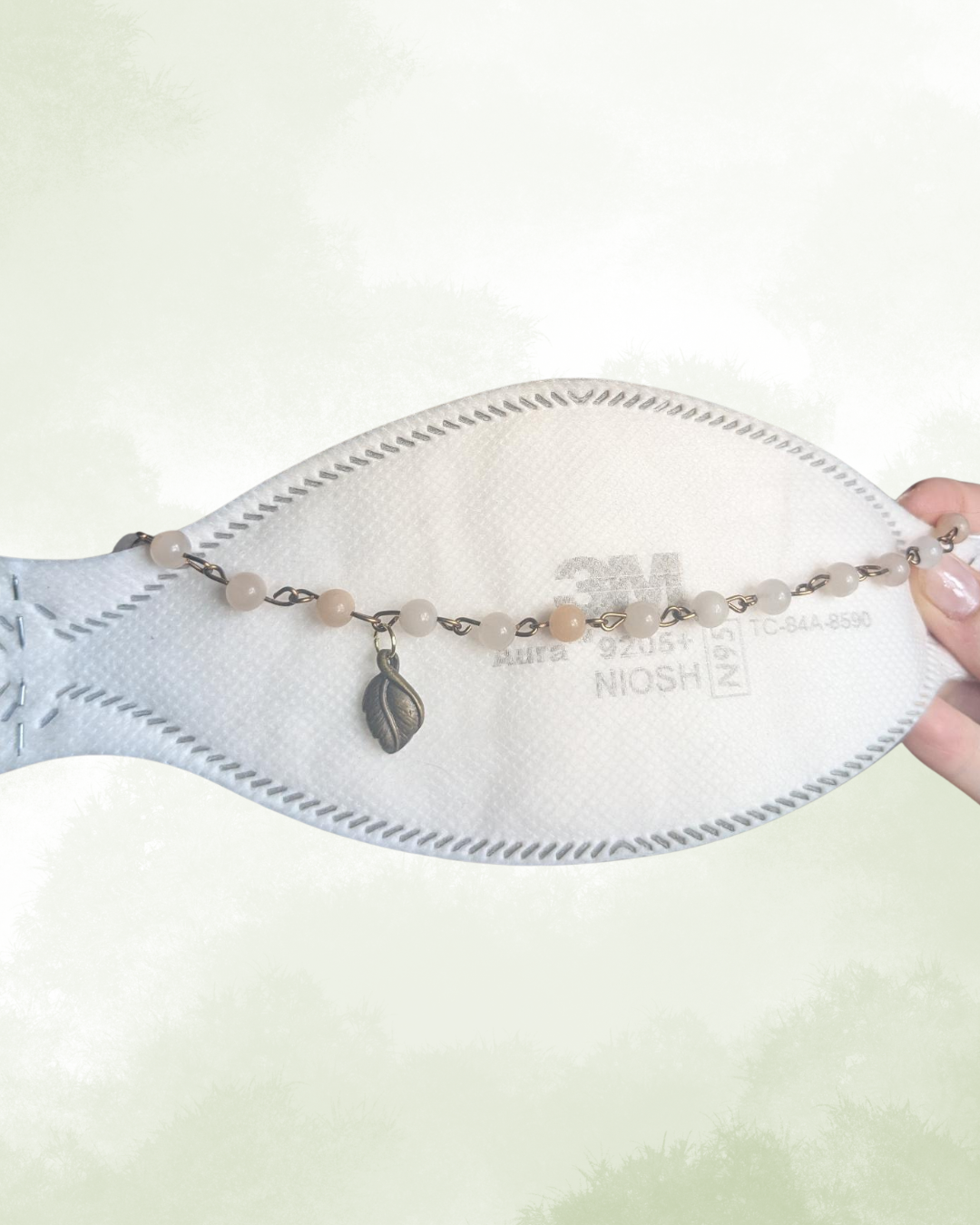 Vintage Leaf Mask Chain