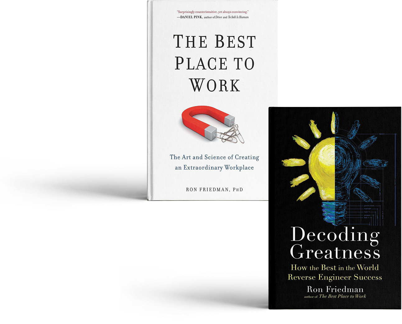 Ron Friedman Bestselling Books: The Best Place To Work and Decoding Greatness