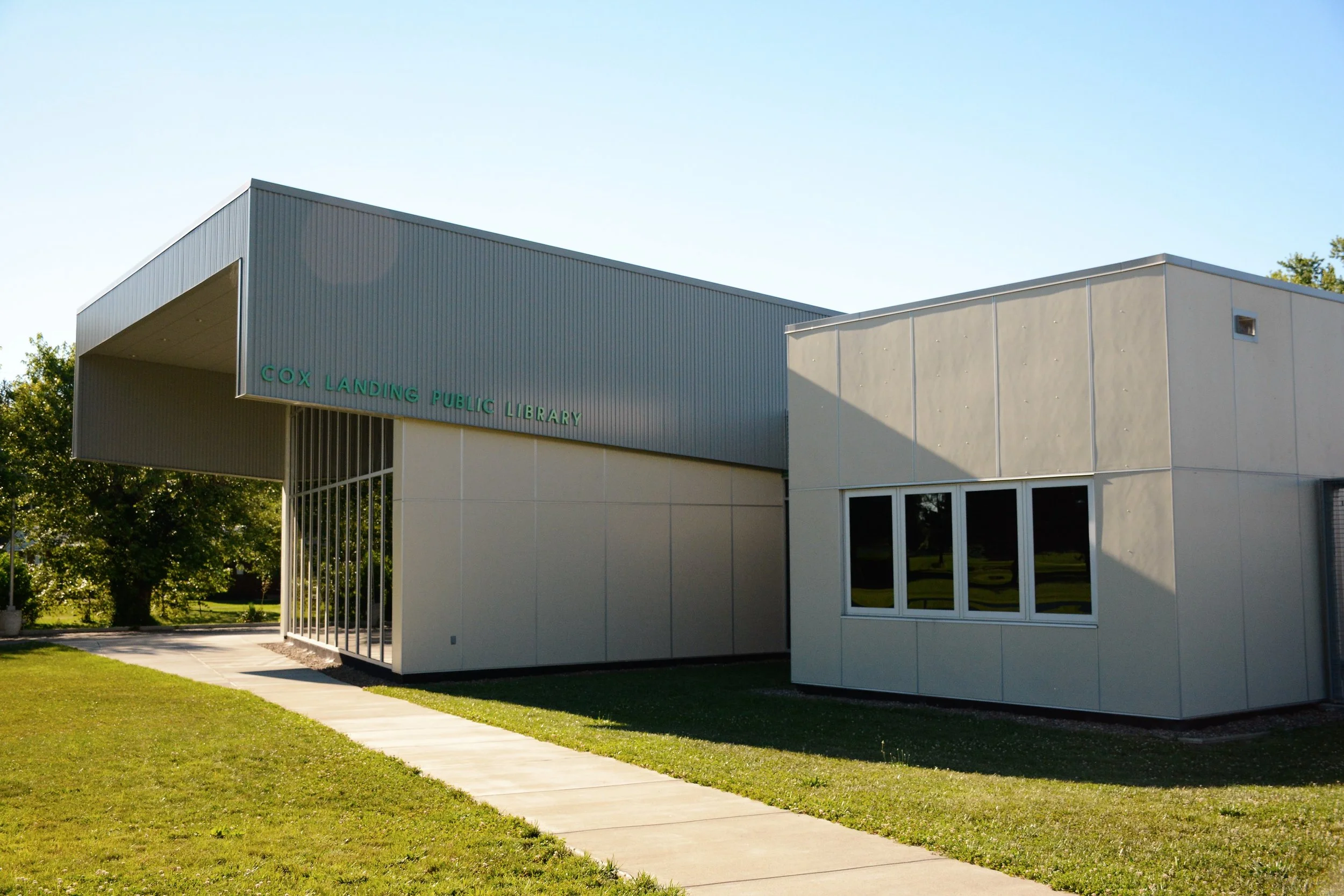 Cox Landing Branch Library completed by MIRC Construction Services, LLC.